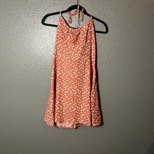 Floral Halter Dress Medium